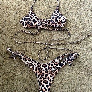 NWOT Shein Cheetah Swimsuit